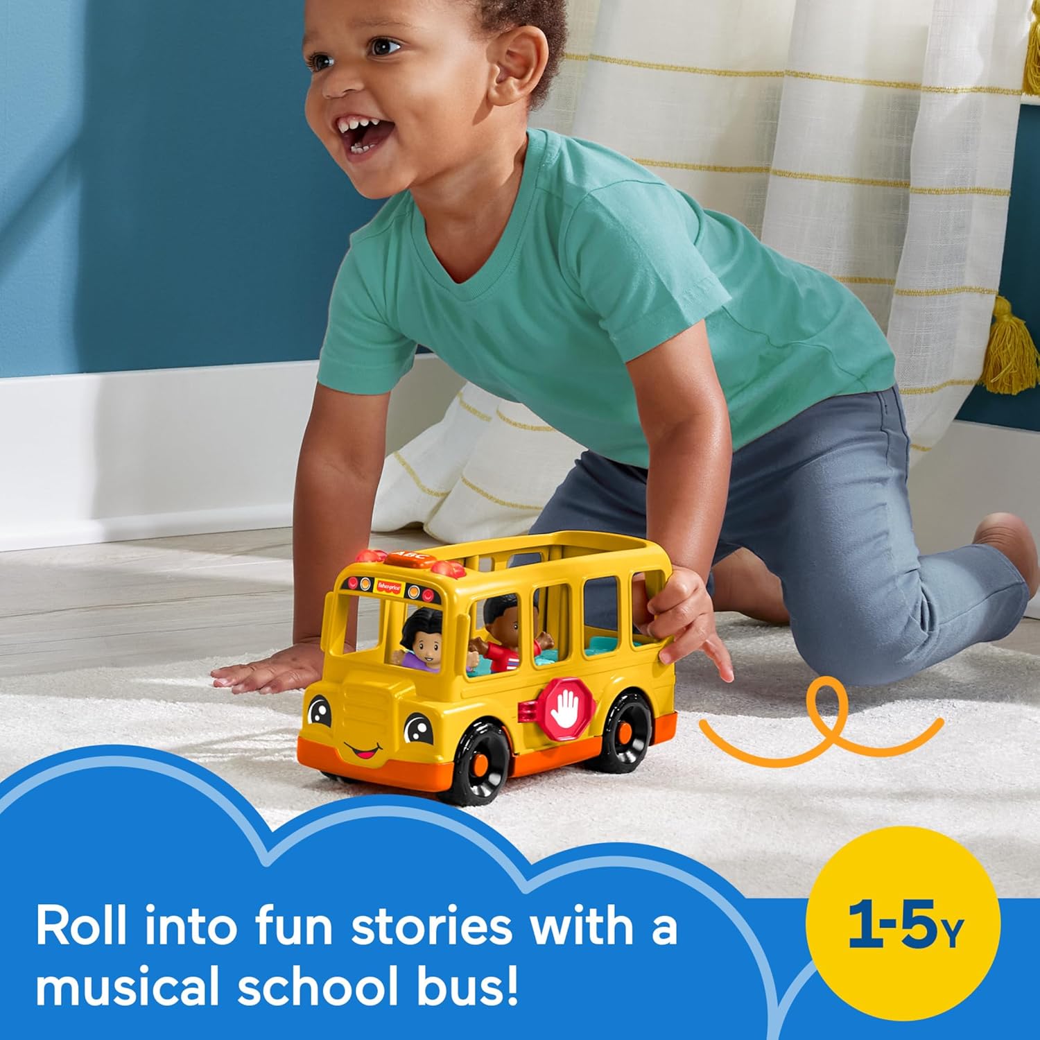 Fisher-Price Little People Toddler Toy School Bus